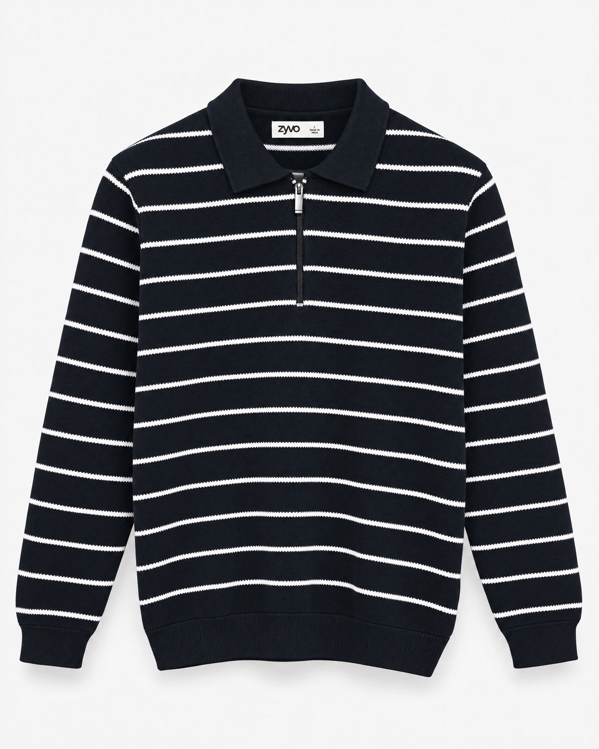 Reef Long-Sleeve Half-Zip — Midnight Navy flat lay