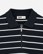 Reef Long-Sleeve Half-Zip — Midnight Navy detail