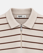 Reef Long-Sleeve Half-Zip — Sandstone Beige detail