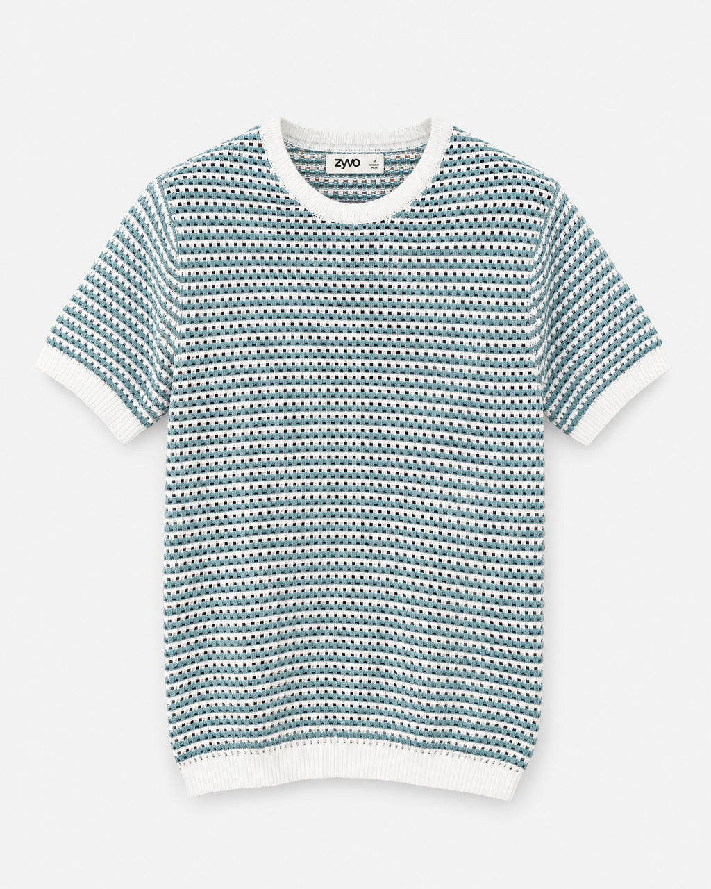 Delta Knit Tee — Ivory Sky flat lay